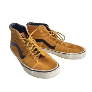 Vans 721454 SK8-HI Skate Honey Brown Suede Fashion Sneakers Men7.5/Women 9